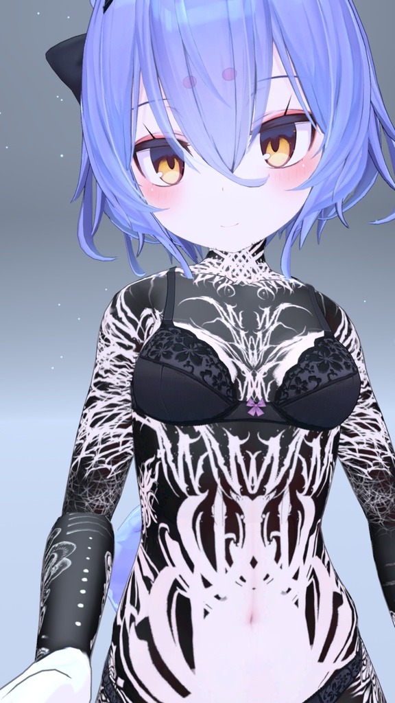 幽狐族のお姉様 Black Out Tattoos 入れ墨 *テクスチャ* / HD