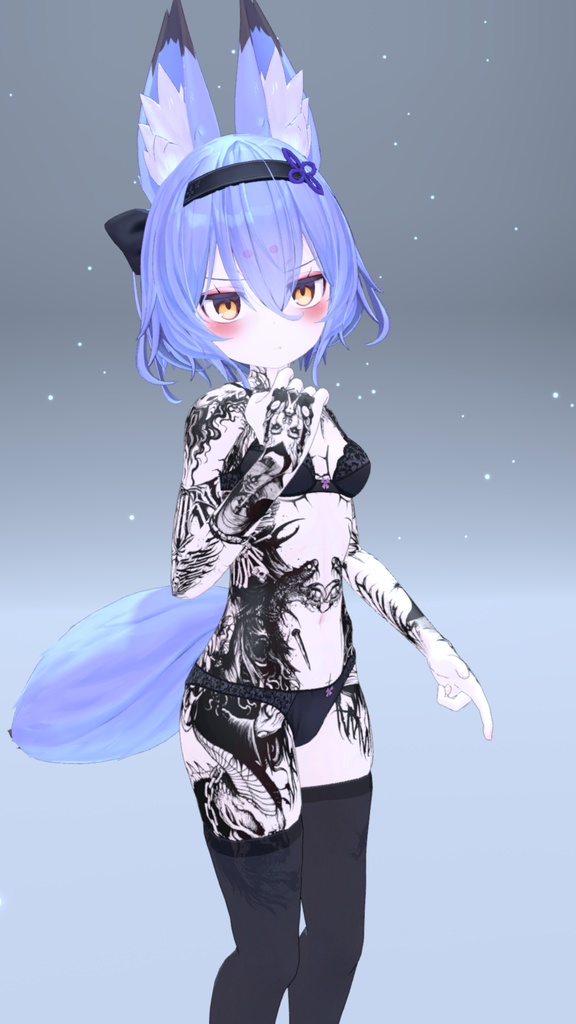 幽狐族のお姉様 VinzoStudio Tattoos 入れ墨 *テクスチャ* / HD