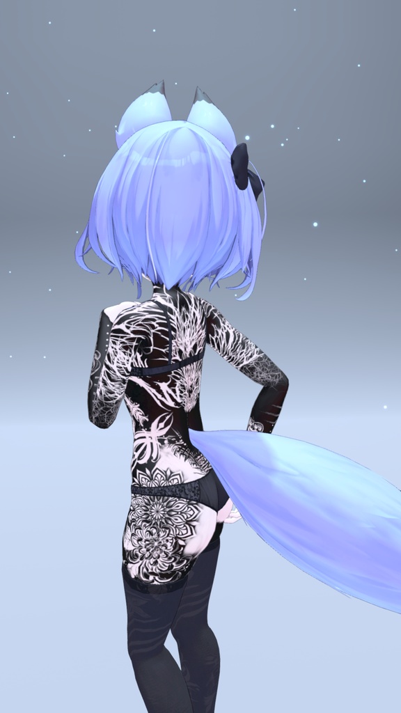 幽狐族のお姉様 VinzoStudio Tattoos 入れ墨 *テクスチャ* / HD