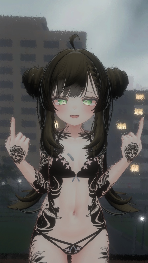 Manuka Traditional Tattoos 入れ墨 *テクスチャ* モデル「マヌカ」/HD