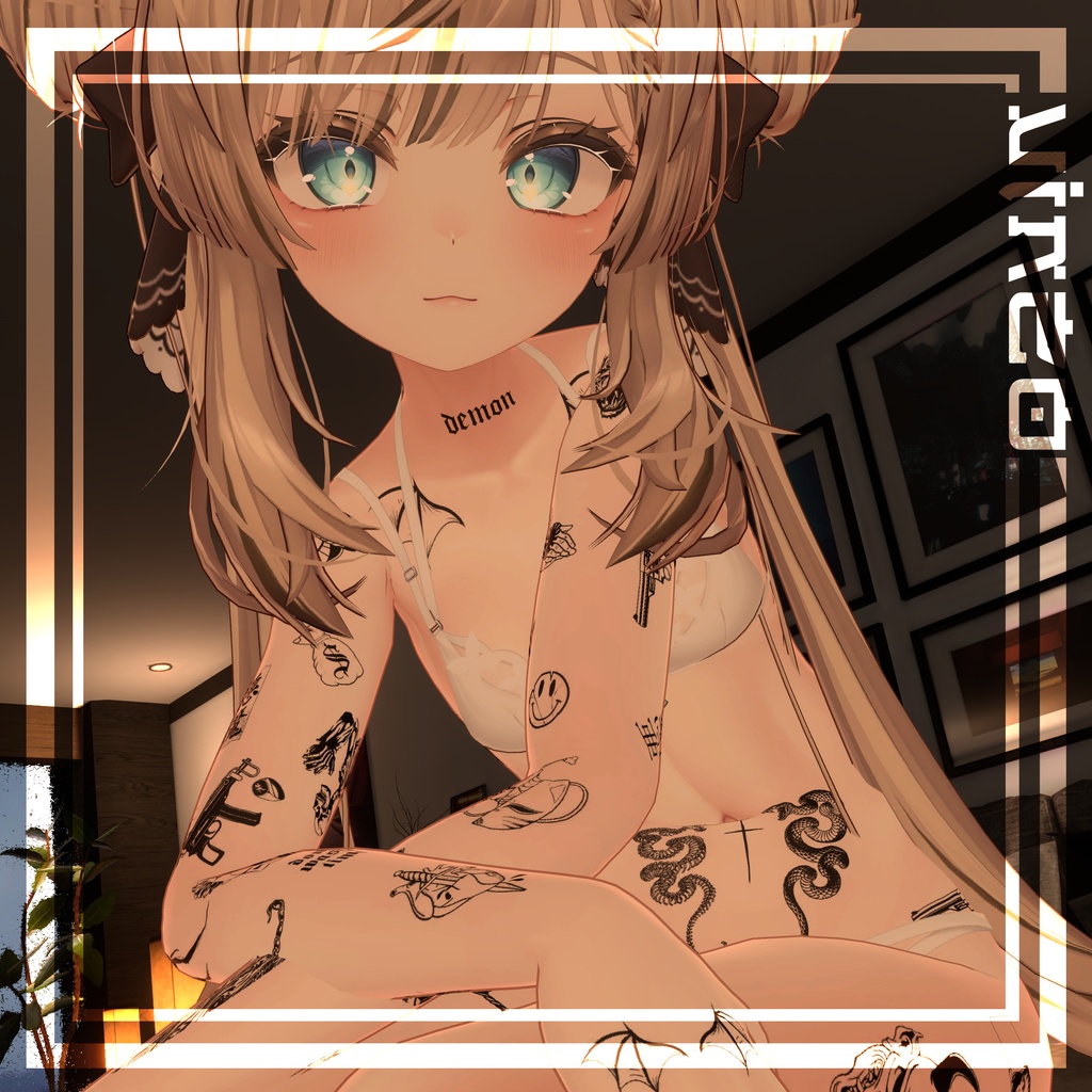 Simple Tattoos Manuka 入れ墨 *テクスチャ* モデル「マヌカ」 / HD