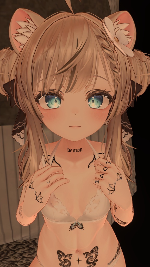 Simple Tattoos Manuka 入れ墨 *テクスチャ* モデル「マヌカ」 / HD