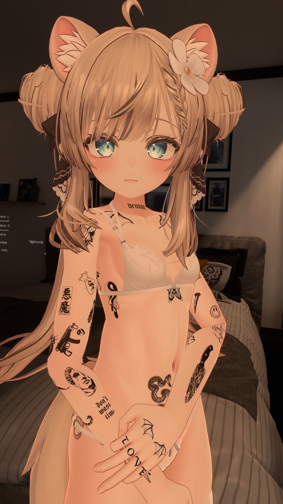 Simple Tattoos Manuka 入れ墨 *テクスチャ* モデル「マヌカ」 / HD