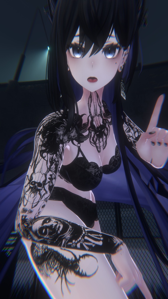 Lasyusha Vinz Tattoos 入れ墨 *テクスチャ* モデル「ラシューシャ」/HD