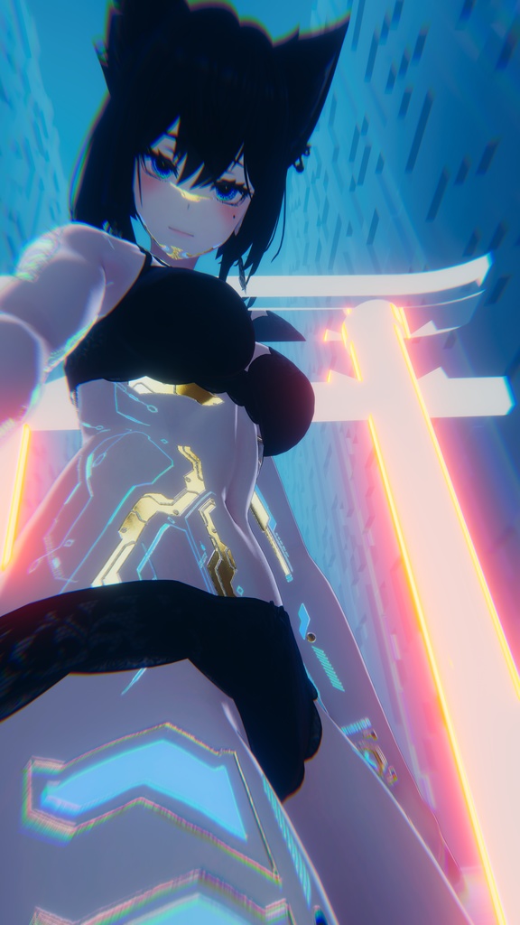 Gold Cyberpunk Lasyusha テクスチャ 金「ラシューシャ」HD