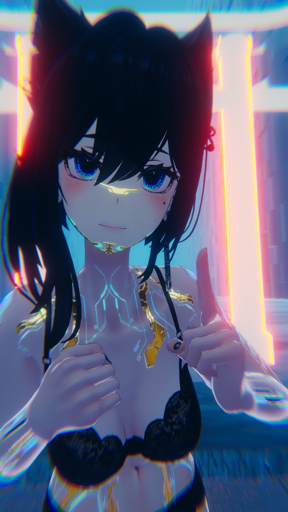 Gold Cyberpunk Lasyusha テクスチャ 金「ラシューシャ」HD