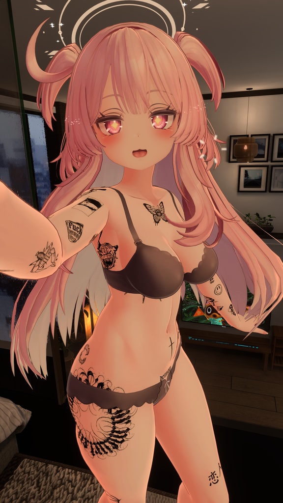 Simple Tattoos Selestia 入れ墨 *テクスチャ* モデル「セレスティア」 / HD