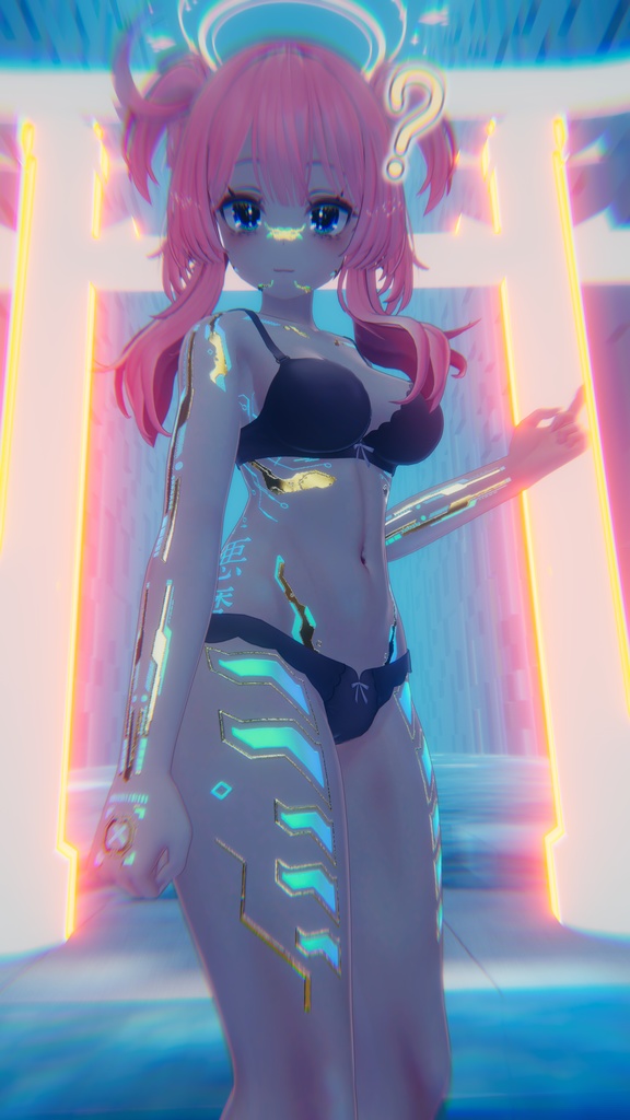 Gold Cyberpunk Selestia テクスチャ 金「ラシューシャ」HD