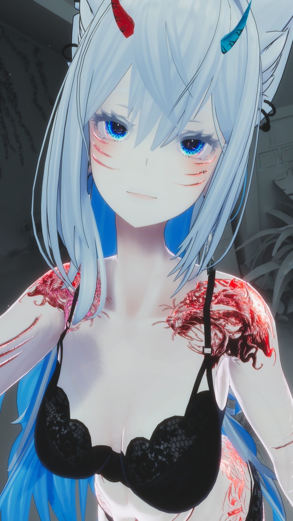 👹Akuma Minase&Lasyusha 悪魔 テクスチャ👹 「ラシューシャ」「水瀬」