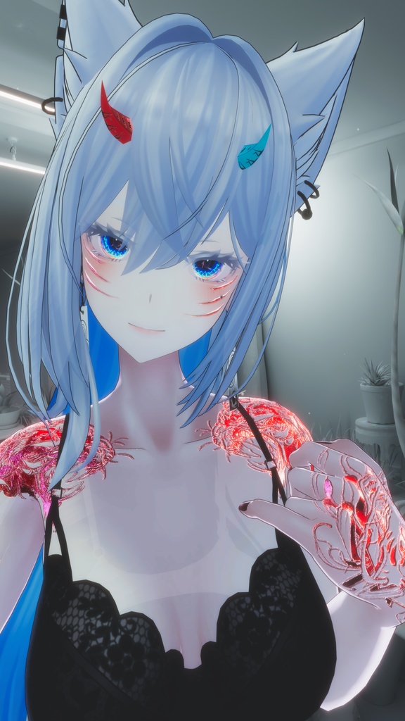 👹Akuma Minase&Lasyusha 悪魔 テクスチャ👹 「ラシューシャ」「水瀬」