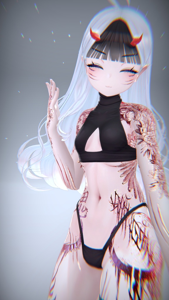 Akuma Rindo 悪魔 テクスチャ「竜胆」HD