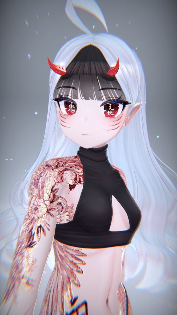 Akuma Rindo 悪魔 テクスチャ「竜胆」HD