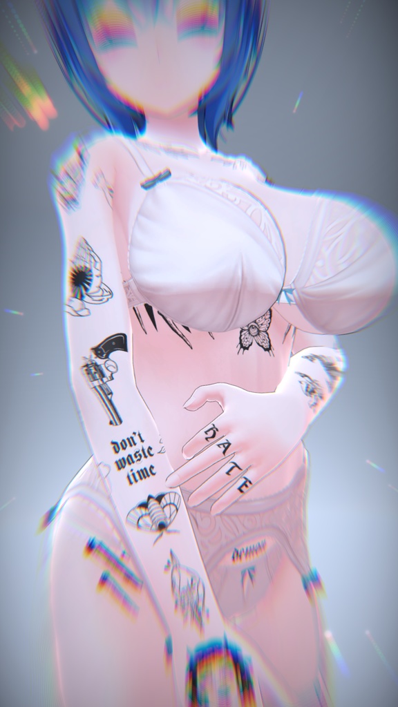 Simple Tattoos Imeris 入れ墨 *テクスチャ* モデル「イメリス」 / HD