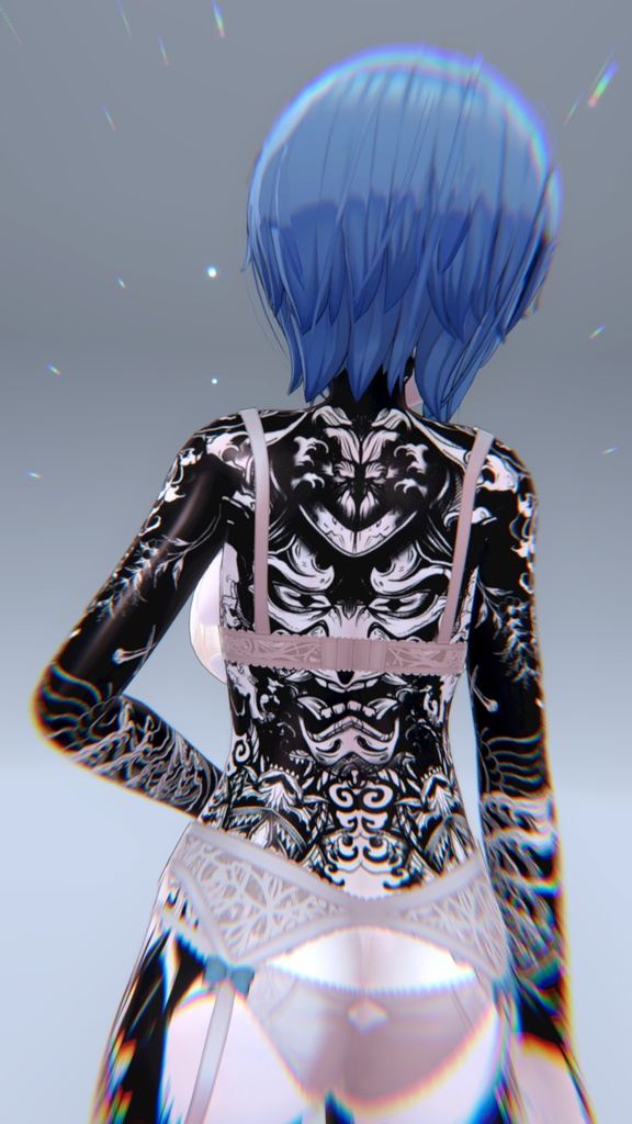 Traditional Tattoos Imeris 入れ墨 *テクスチャ* モデル「イメリス」 / HD