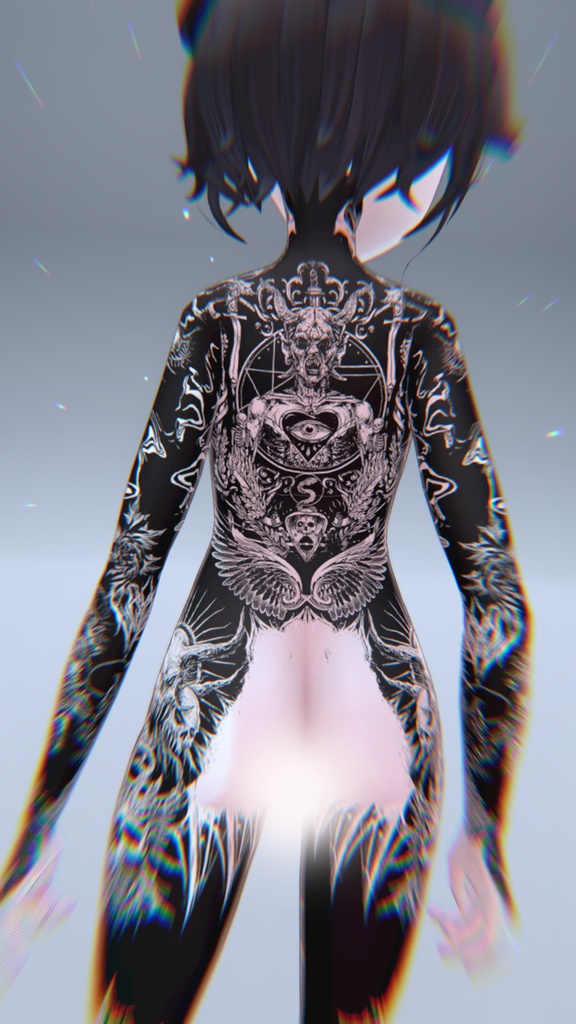 Vinz Tattoos Deltaflair 入れ墨 *テクスチャ* モデル「デルタフレア」