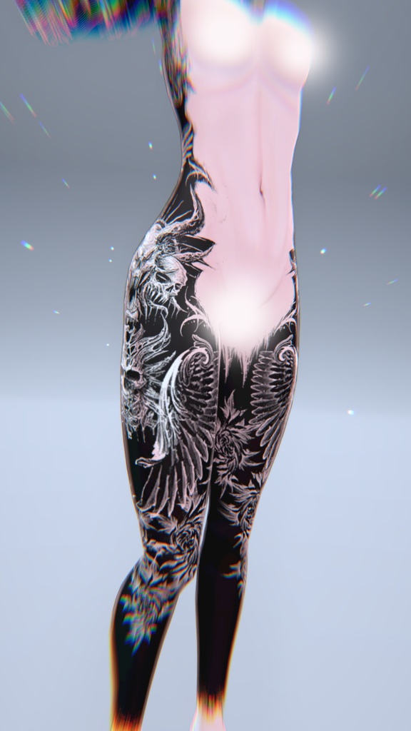 Vinz Tattoos Deltaflair 入れ墨 *テクスチャ* モデル「デルタフレア」