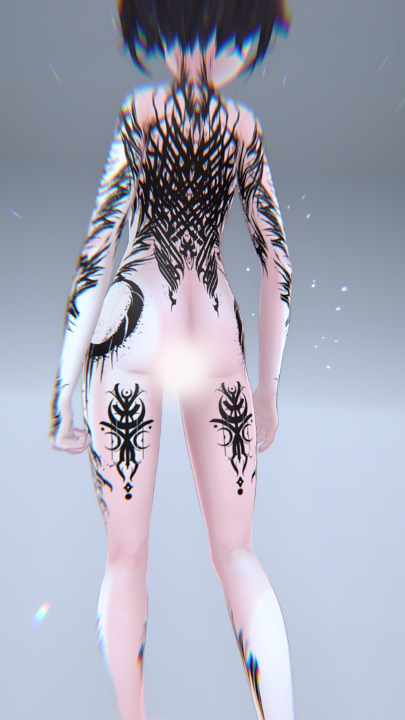 Gothic Tattoos Deltaflair 入れ墨 *テクスチャ* モデル「デルタフレア」