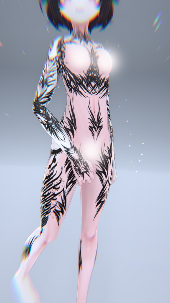 Gothic Tattoos Deltaflair 入れ墨 *テクスチャ* モデル「デルタフレア」