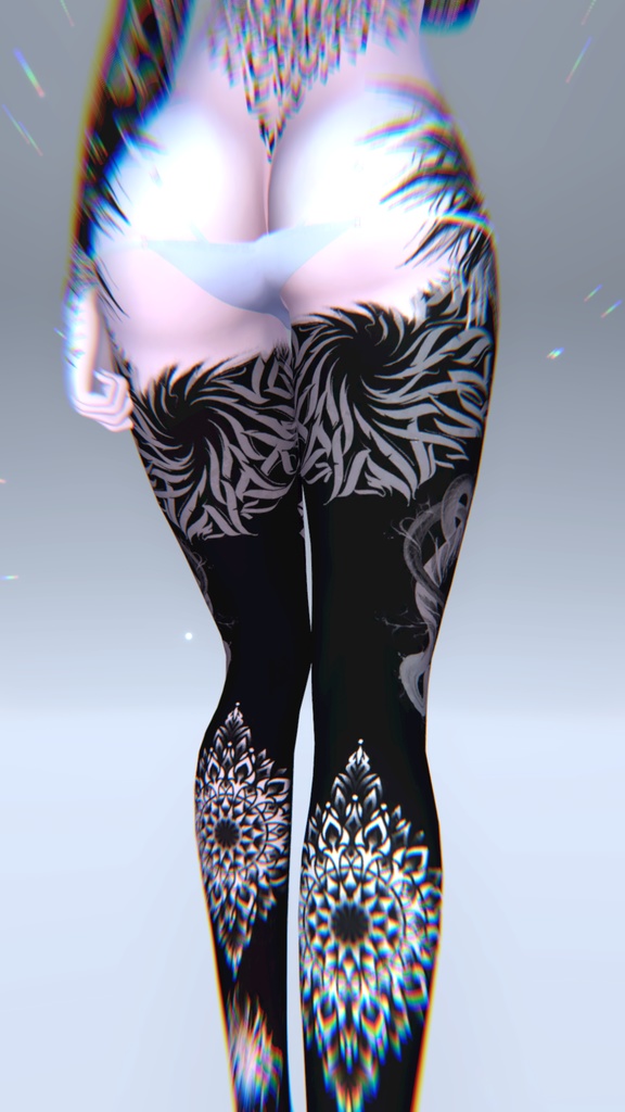 Mizuki Vinz Tattoos 入れ墨 *テクスチャ* モデル「瑞希」