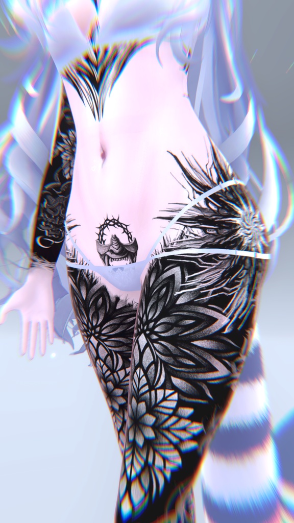 Mizuki Vinz Tattoos 入れ墨 *テクスチャ* モデル「瑞希」