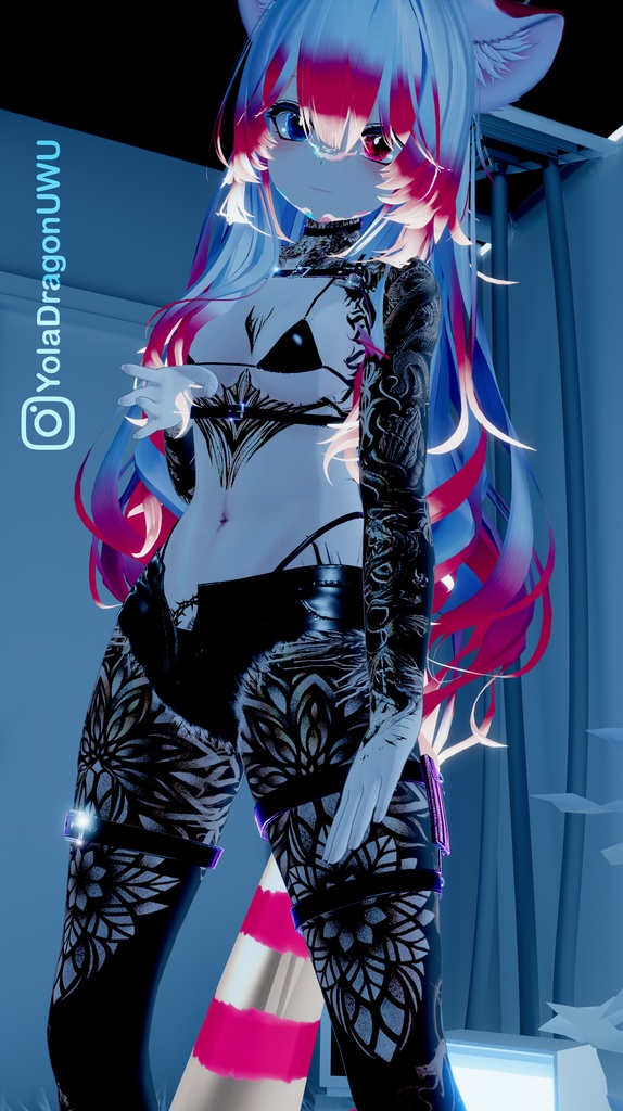 Mizuki Vinz Tattoos 入れ墨 *テクスチャ* モデル「瑞希」