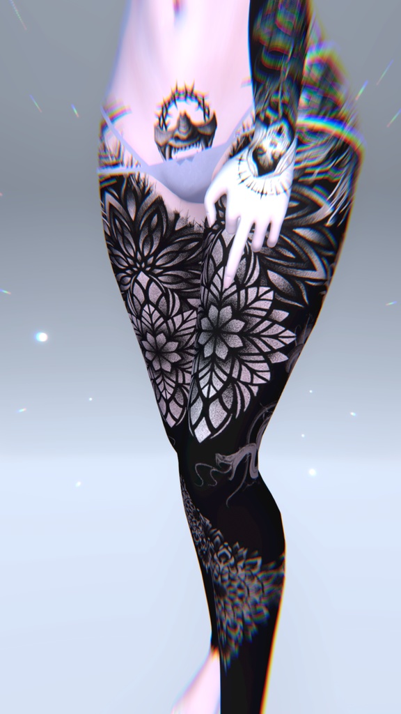 Mizuki Vinz Tattoos 入れ墨 *テクスチャ* モデル「瑞希」