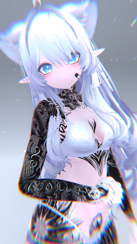 Mizuki Vinz Tattoos 入れ墨 *テクスチャ* モデル「瑞希」