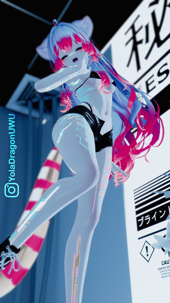 Gold Cyberpunk Mizuki テクスチャ 金「瑞希」HD