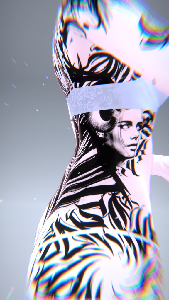 Mizuki Spiral Tattoos 入れ墨 *テクスチャ* モデル「瑞希」