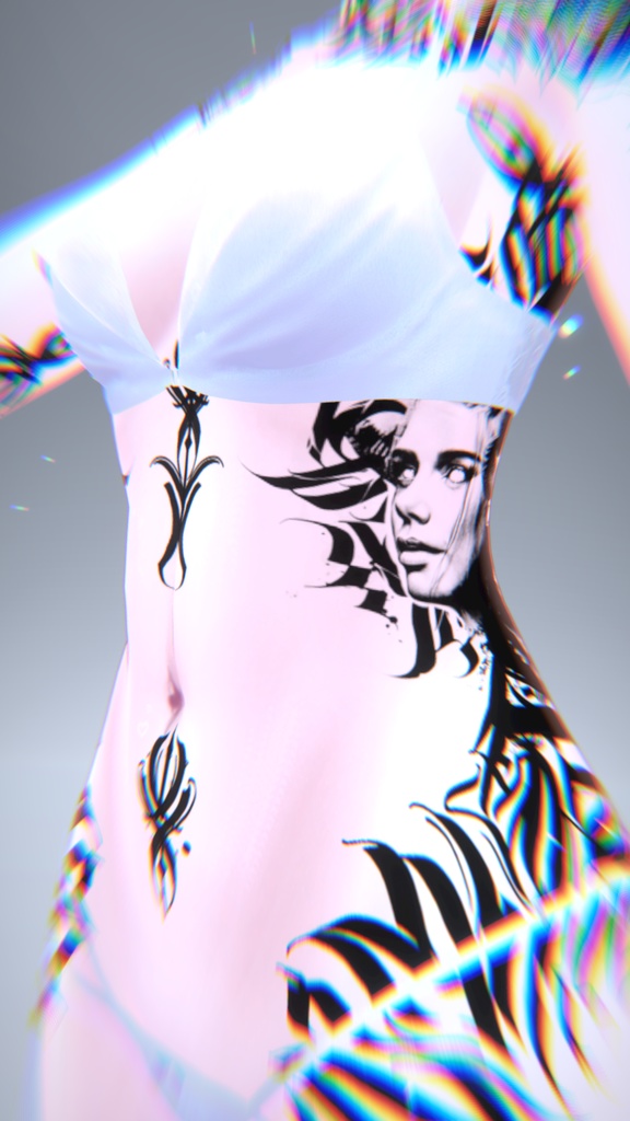 Mizuki Spiral Tattoos 入れ墨 *テクスチャ* モデル「瑞希」