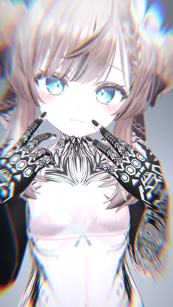 Otaru Dark Tattoos 入れ墨 *テクスチャ* モデル「マヌカ」/HD