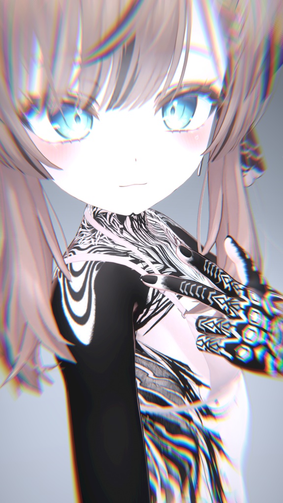 Otaru Dark Tattoos 入れ墨 *テクスチャ* モデル「マヌカ」/HD