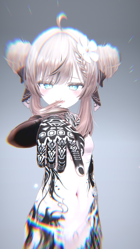 Otaru Dark Tattoos 入れ墨 *テクスチャ* モデル「マヌカ」/HD