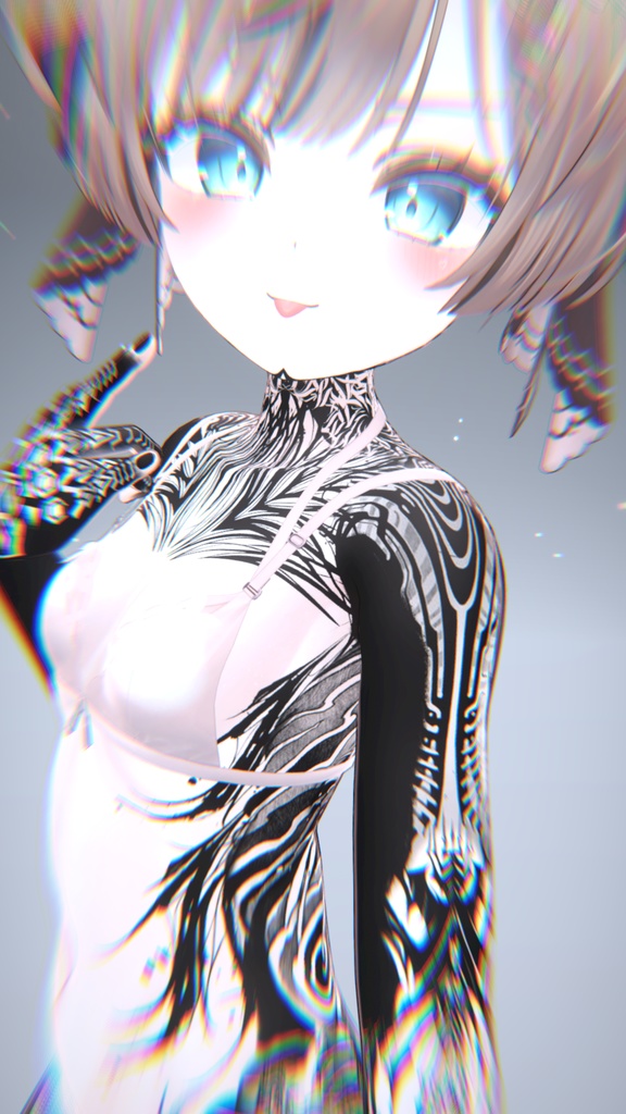 Otaru Dark Tattoos 入れ墨 *テクスチャ* モデル「マヌカ」/HD