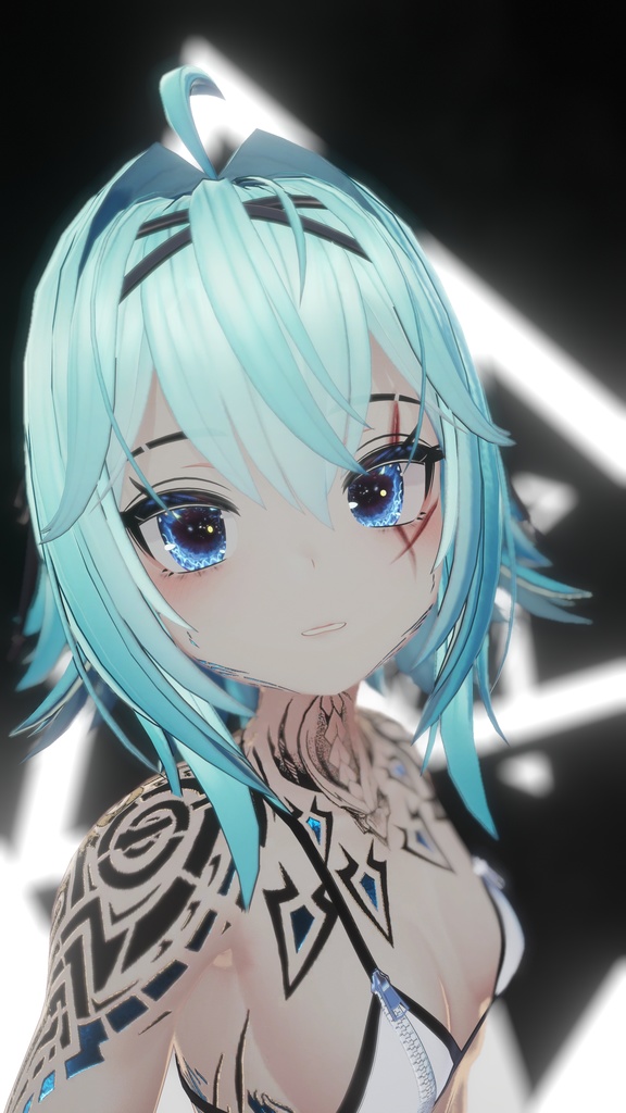 Rindo Drack Industries Tattoo 入れ墨 *テクスチャ* モデル「竜胆」/HD