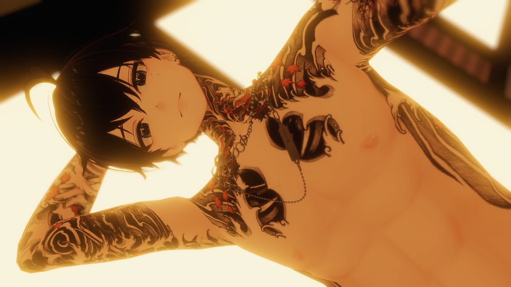 Free! Yakuza Tattooos Komano 入れ墨 *テクスチャ* モデル「狛乃」