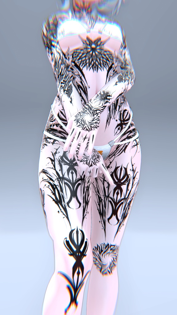 Dark Tattoos Velle 入れ墨 *テクスチャ* モデル「ヴェール・」/HD