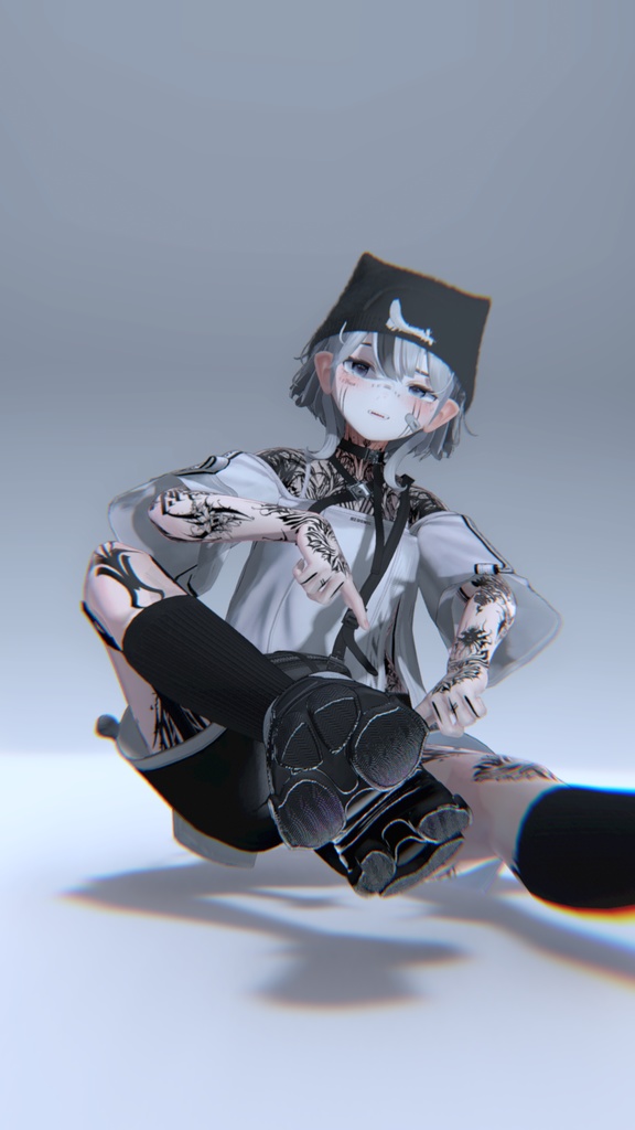 Dark Tattoos Velle 入れ墨 *テクスチャ* モデル「ヴェール・」/HD