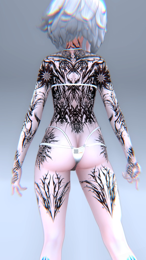 Dark Tattoos Velle 入れ墨 *テクスチャ* モデル「ヴェール・」/HD