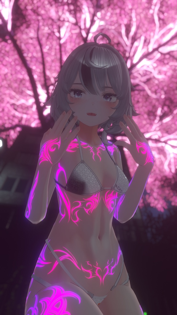 𓆩♡𓆪 Succubus Tattoos Velle 𓆩♡𓆪 入れ墨 *テクスチャ* モデル「ヴェール・」/HD