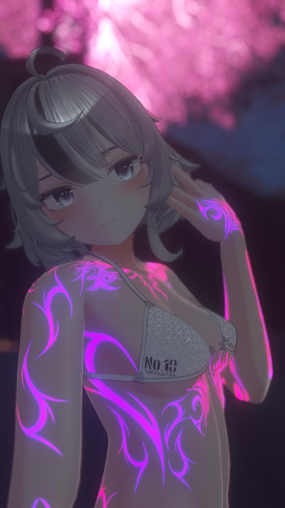 𓆩♡𓆪 Succubus Tattoos Velle 𓆩♡𓆪 入れ墨 *テクスチャ* モデル「ヴェール・」/HD