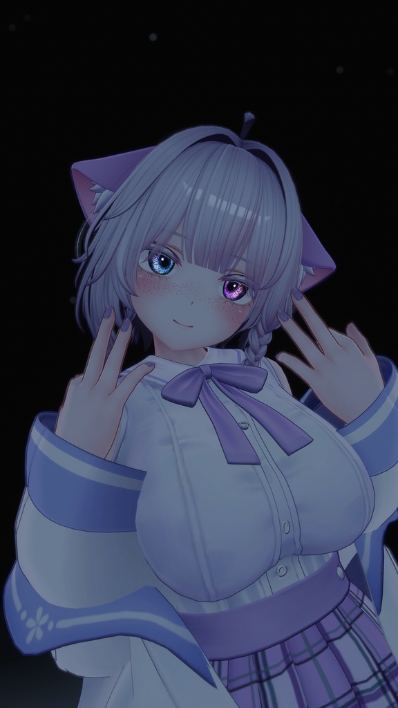 Moe Perfect Lashes&RealEyes-Freckles 完璧なまつげ - 目 4K