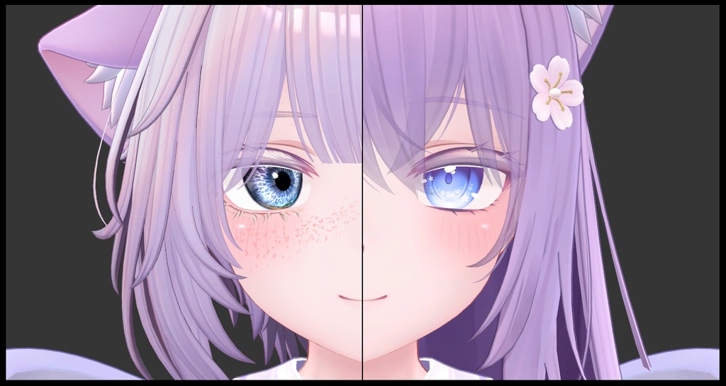 Moe Perfect Lashes&RealEyes-Freckles 完璧なまつげ - 目 4K