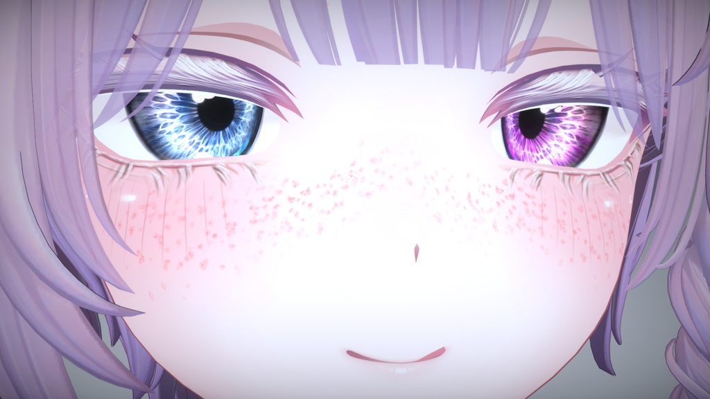 Moe Perfect Lashes&RealEyes-Freckles 完璧なまつげ - 目 4K