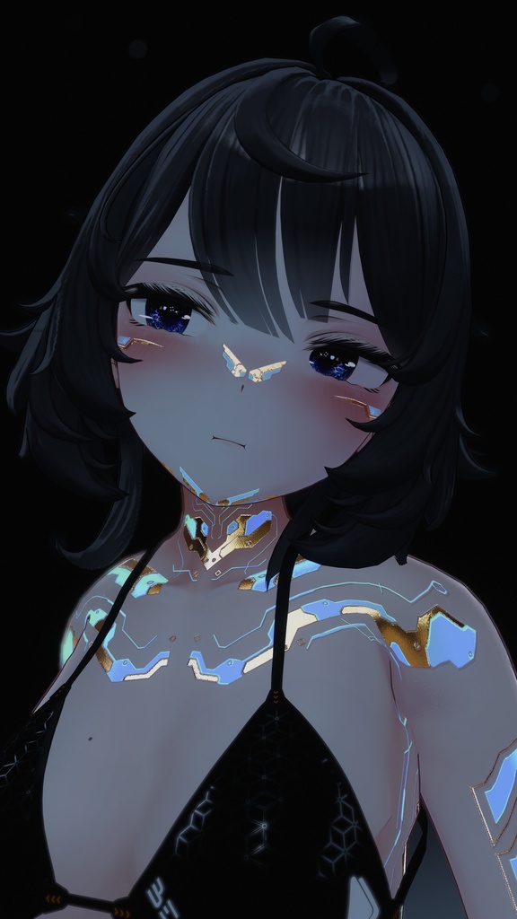 Gold Cyberpunk Velle テクスチャ 金「ヴェール・」HD