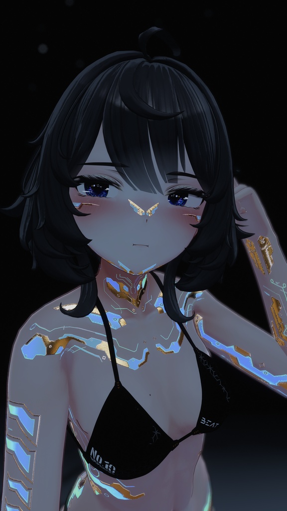 Gold Cyberpunk Velle テクスチャ 金「ヴェール・」HD