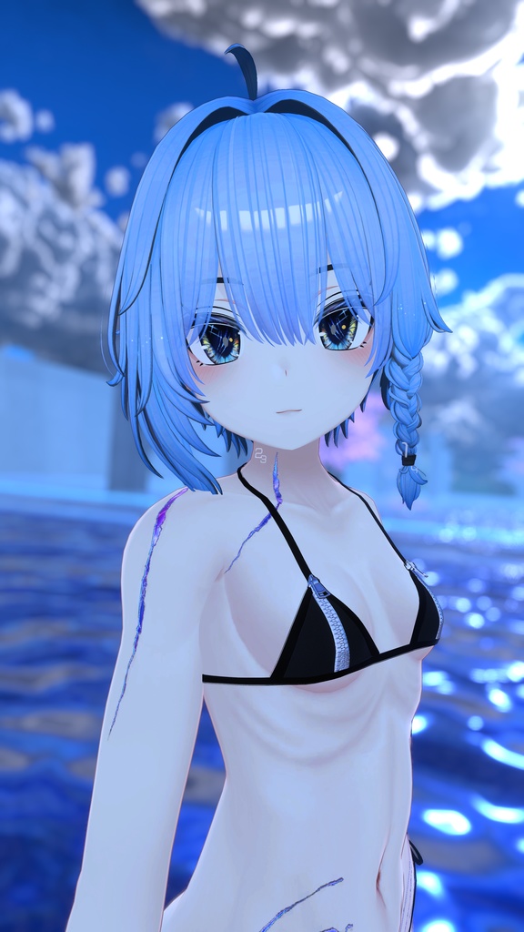 Rindo Ocean Tattoo 入れ墨 *テクスチャ* モデル「竜胆」/HD