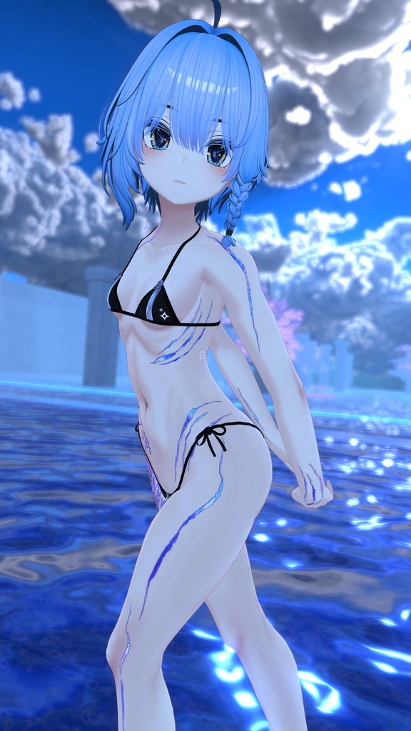 Rindo Ocean Tattoo 入れ墨 *テクスチャ* モデル「竜胆」/HD