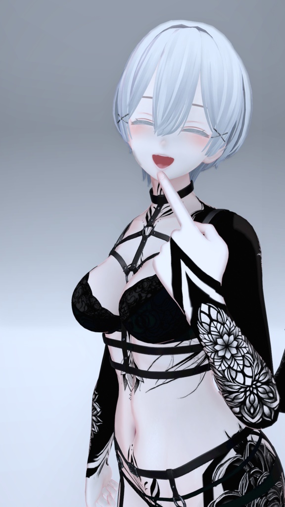 Shinra Blackout Tattoos 入れ墨 *テクスチャ* モデル「森羅」/HD