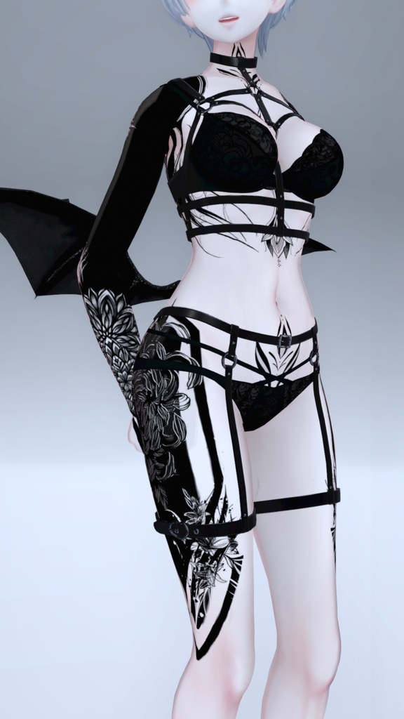 Shinra Blackout Tattoos 入れ墨 *テクスチャ* モデル「森羅」/HD